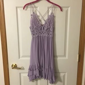 Lilac Free People Adella dress